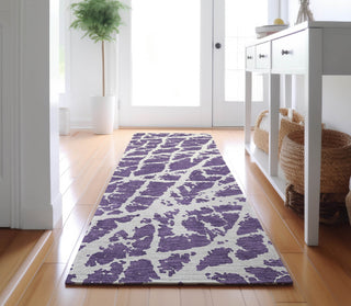 Piper Looms Mayfield Organic AMF501 Purple Machine Washable Area Rug Runner Lifestyle Image Feature