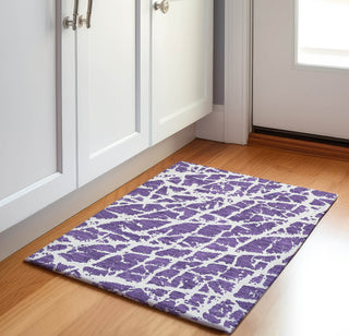 Piper Looms Mayfield Organic AMF501 Purple Machine Washable Area Rug Scatter Lifestyle Image Feature