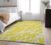 Piper Looms Mayfield Organic AMF501 Yellow Machine Washable Area Rug Lifestyle Image Feature
