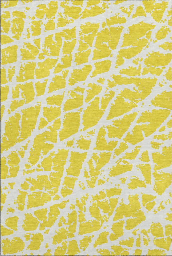 Piper Looms Mayfield Organic AMF501 Yellow Machine Washable Area Rug main image