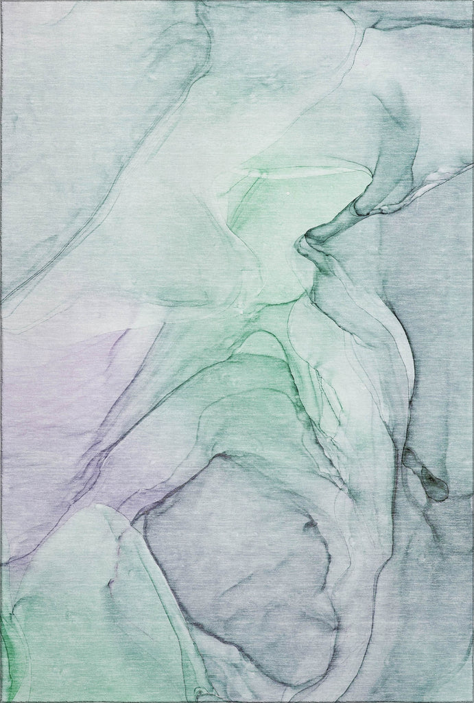 Piper Looms Mayfield Watercolors AMF502 Blue Machine Washable Area Rug main image