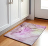 Piper Looms Mayfield Watercolors AMF502 Pink Machine Washable Area Rug Scatter Lifestyle Image Feature