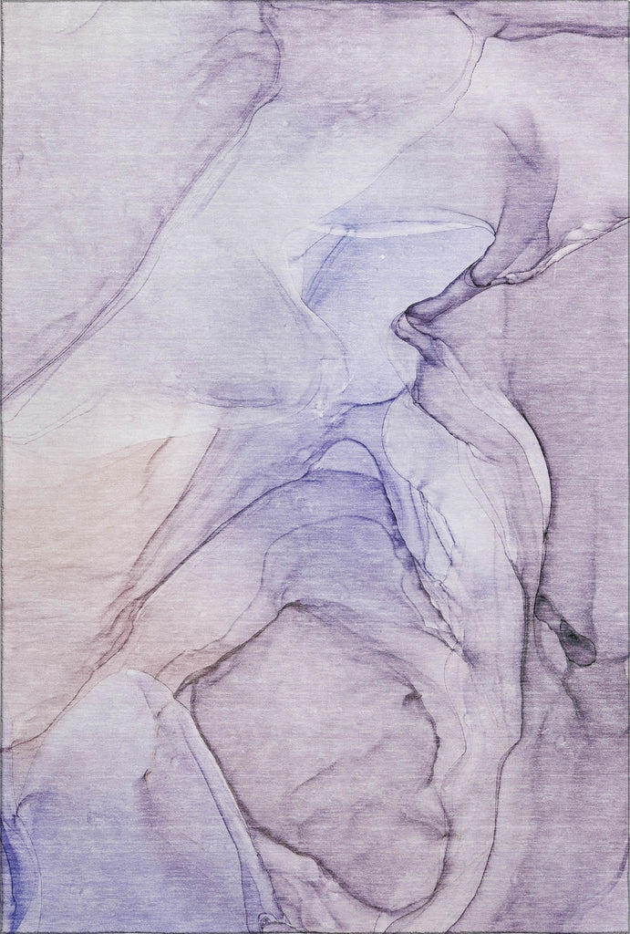 Piper Looms Mayfield Watercolors AMF502 Purple Machine Washable Area Rug main image