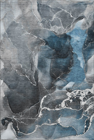 Piper Looms Mayfield Watercolors AMF503 Blue Machine Washable Area Rug main image