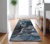 Piper Looms Mayfield Watercolors AMF503 Blue Machine Washable Area Rug Runner Lifestyle Image Feature