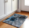 Piper Looms Mayfield Watercolors AMF503 Blue Machine Washable Area Rug Scatter Lifestyle Image Feature