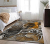 Piper Looms Mayfield Watercolors AMF503 Brown Machine Washable Area Rug Lifestyle Image Feature
