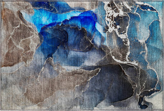 Piper Looms Mayfield Watercolors AMF503 Navy Machine Washable Area Rug Scatter Main Image