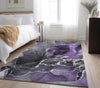 Piper Looms Mayfield Watercolors AMF503 Purple Machine Washable Area Rug Lifestyle Image Feature
