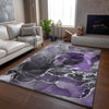 Piper Looms Mayfield Watercolors AMF503 Purple Machine Washable Area Rug Lifestyle Image Feature