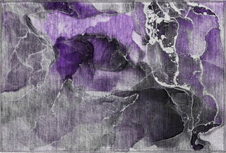 Piper Looms Mayfield Watercolors AMF503 Purple Machine Washable Area Rug Scatter Main Image