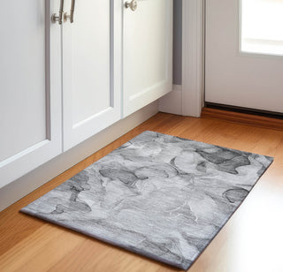 Piper Looms Mayfield Watercolors AMF504 Gray Machine Washable Area Rug Scatter Lifestyle Image Feature