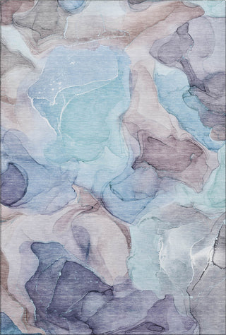 Piper Looms Mayfield Watercolors AMF504 Navy Machine Washable Area Rug main image