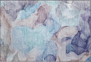 Piper Looms Mayfield Watercolors AMF504 Navy Machine Washable Area Rug Scatter Main Image