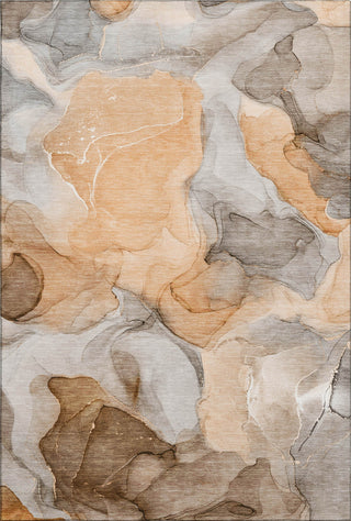 Piper Looms Mayfield Watercolors AMF504 Orange Machine Washable Area Rug main image