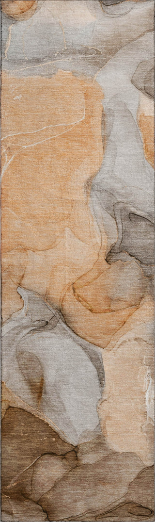 Piper Looms Mayfield Watercolors AMF504 Orange Machine Washable Area Rug Runner Main Image