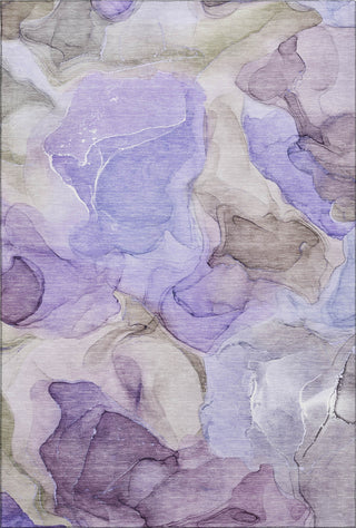 Piper Looms Mayfield Watercolors AMF504 Purple Machine Washable Area Rug main image