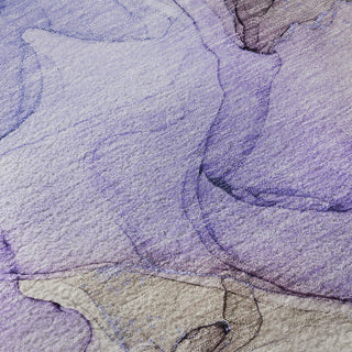 Piper Looms Mayfield Watercolors AMF504 Purple Machine Washable Area Rug Swatch Image