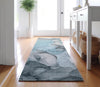 Piper Looms Mayfield Watercolors AMF504 Teal Machine Washable Area Rug Runner Lifestyle Image Feature