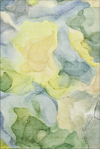 Piper Looms Mayfield Watercolors AMF504 Yellow Machine Washable Area Rug main image