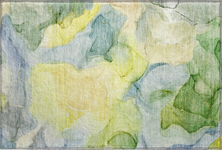Piper Looms Mayfield Watercolors AMF504 Yellow Machine Washable Area Rug Scatter Main Image