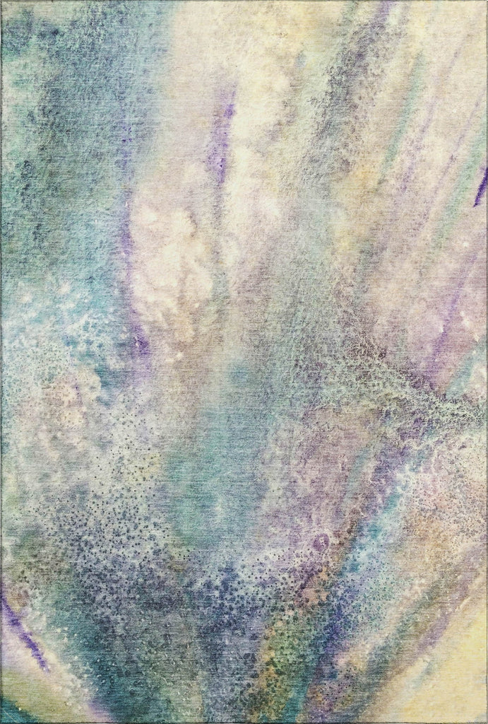 Piper Looms Mayfield Watercolors AMF505 Blue Machine Washable Area Rug main image