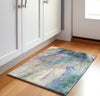 Piper Looms Mayfield Watercolors AMF505 Blue Machine Washable Area Rug Scatter Lifestyle Image Feature