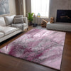 Piper Looms Mayfield Watercolors AMF505 Pink Machine Washable Area Rug Lifestyle Image Feature