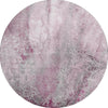 Piper Looms Mayfield Watercolors AMF505 Pink Machine Washable Area Rug Round Main Image