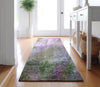 Piper Looms Mayfield Watercolors AMF505 Purple Machine Washable Area Rug Runner Lifestyle Image Feature