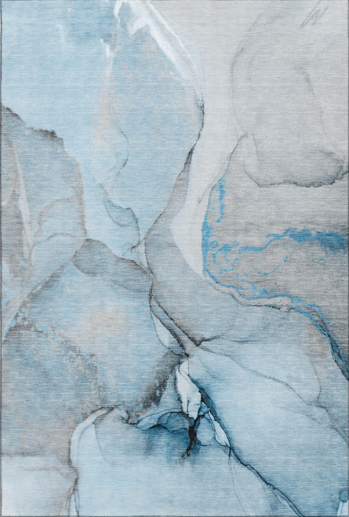 Piper Looms Mayfield Watercolors AMF506 Blue Machine Washable Area Rug main image