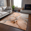 Piper Looms Mayfield Watercolors AMF506 Orange Machine Washable Area Rug Lifestyle Image Feature