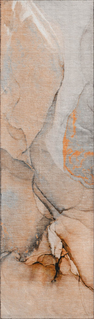Piper Looms Mayfield Watercolors AMF506 Orange Machine Washable Area Rug Runner Main Image