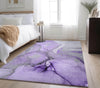 Piper Looms Mayfield Watercolors AMF506 Purple Machine Washable Area Rug Lifestyle Image Feature