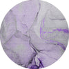 Piper Looms Mayfield Watercolors AMF506 Purple Machine Washable Area Rug Round Main Image
