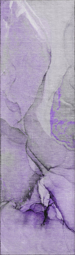 Piper Looms Mayfield Watercolors AMF506 Purple Machine Washable Area Rug Runner Main Image