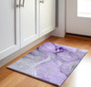 Piper Looms Mayfield Watercolors AMF506 Purple Machine Washable Area Rug Scatter Lifestyle Image Feature