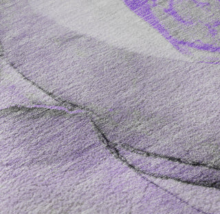 Piper Looms Mayfield Watercolors AMF506 Purple Machine Washable Area Rug Swatch Image