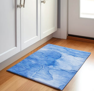 Piper Looms Mayfield Watercolors AMF507 Blue Machine Washable Area Rug Scatter Lifestyle Image Feature