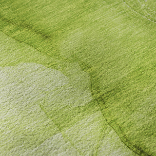 Piper Looms Mayfield Watercolors AMF507 Green Machine Washable Area Rug Swatch Image