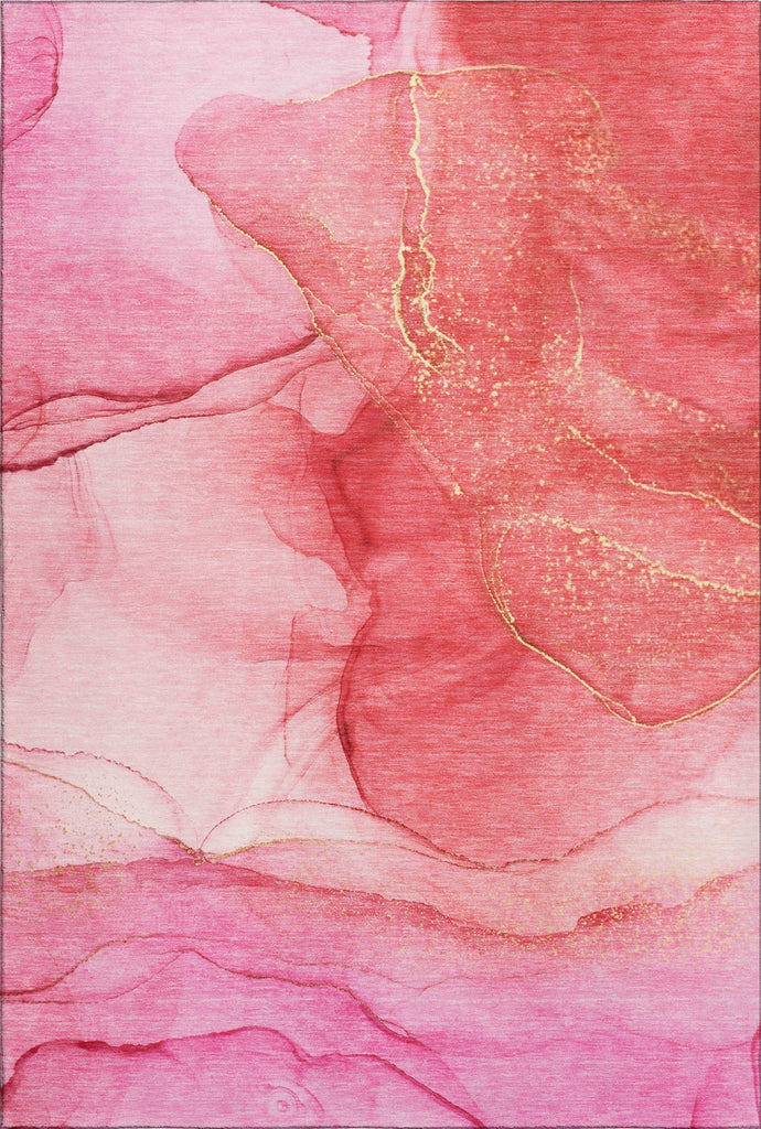 Piper Looms Mayfield Watercolors AMF507 Pink Machine Washable Area Rug main image