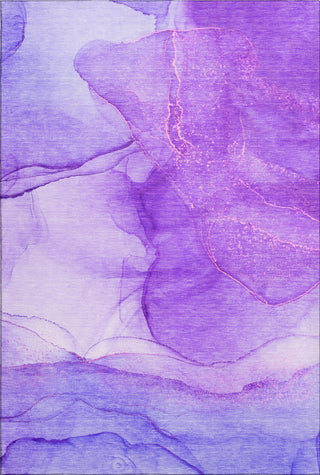 Piper Looms Mayfield Watercolors AMF507 Purple Machine Washable Area Rug main image