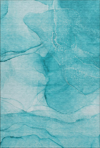 Piper Looms Mayfield Watercolors AMF507 Teal Machine Washable Area Rug main image