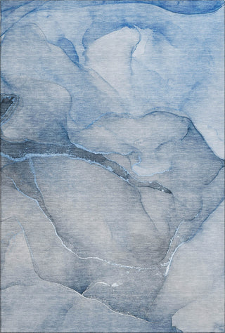 Piper Looms Mayfield Watercolors AMF508 Blue Machine Washable Area Rug main image