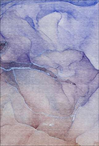 Piper Looms Mayfield Watercolors AMF508 Navy Machine Washable Area Rug main image
