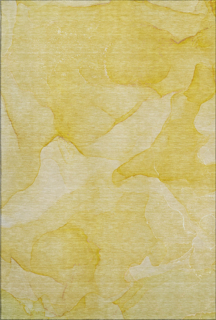 Piper Looms Mayfield Watercolors AMF509 Gold Machine Washable Area Rug main image
