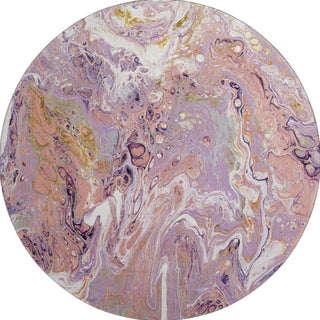 Piper Looms Mayfield Abstract AMF51 Taffy Machine Washable Area Rug Round Main Image