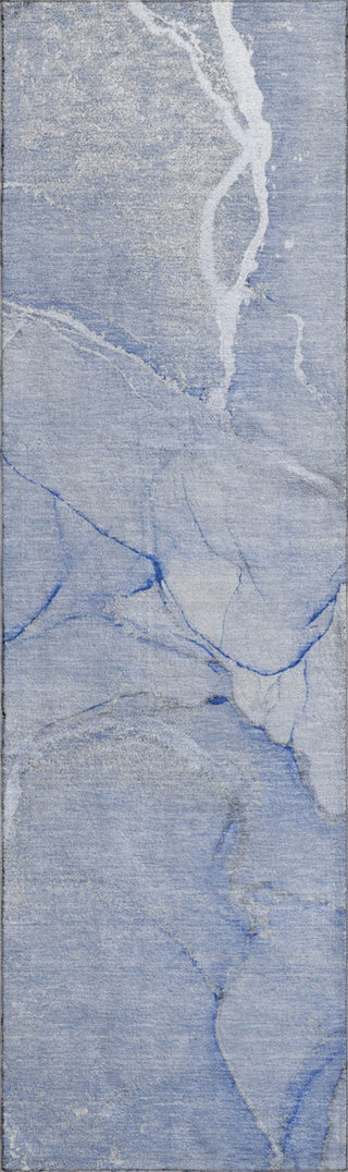 Piper Looms Mayfield Watercolors AMF510 Blue Machine Washable Area Rug Runner Main Image