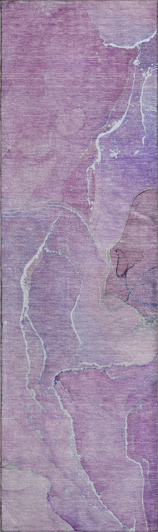 Piper Looms Mayfield Watercolors AMF511 Purple Machine Washable Area Rug Runner Main Image