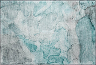 Piper Looms Mayfield Watercolors AMF512 Teal Machine Washable Area Rug Scatter Main Image